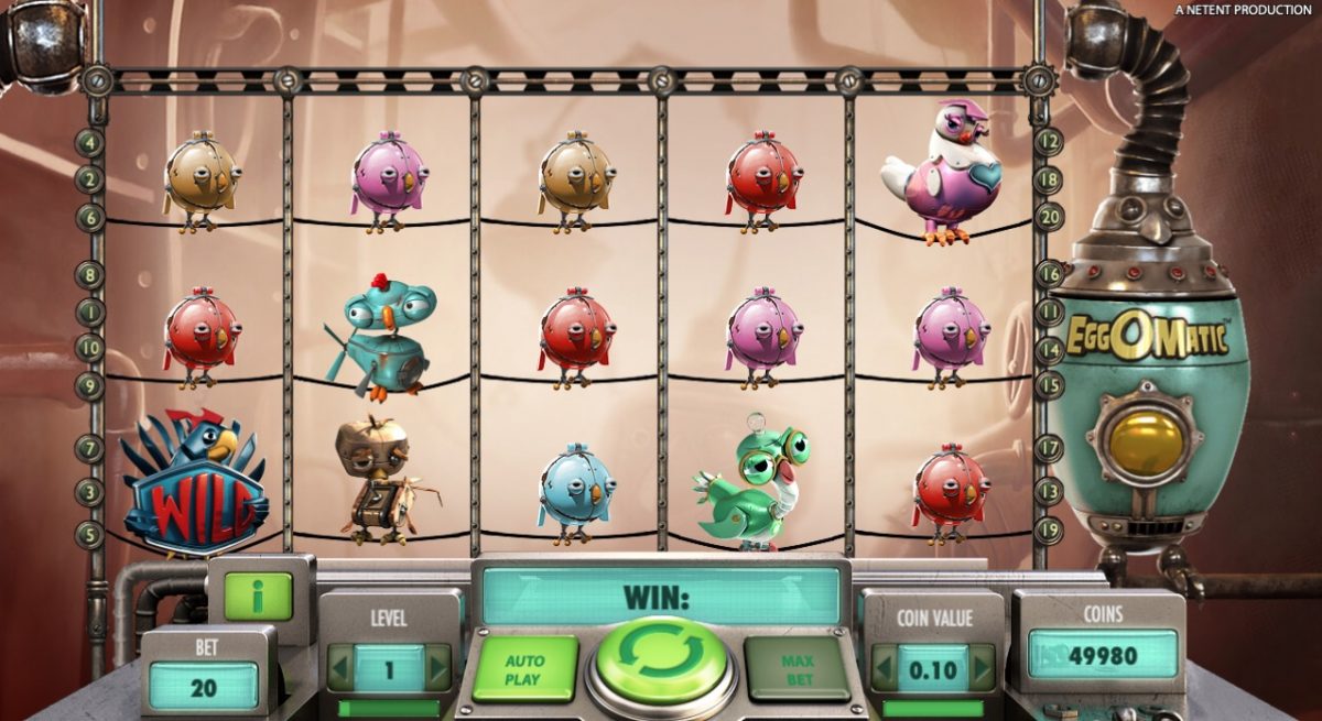 Eggomatic: Netent Online Casino Slot
